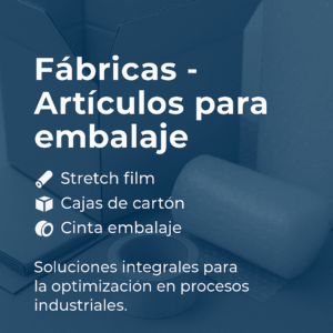 ARTICULOS PARA EMBALAJE